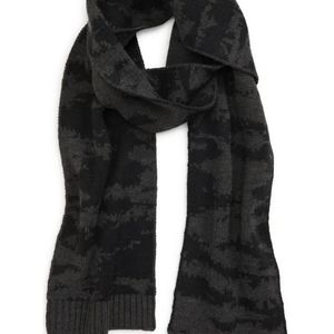 AllSaints Narrow Eiger Jacquard Scarf